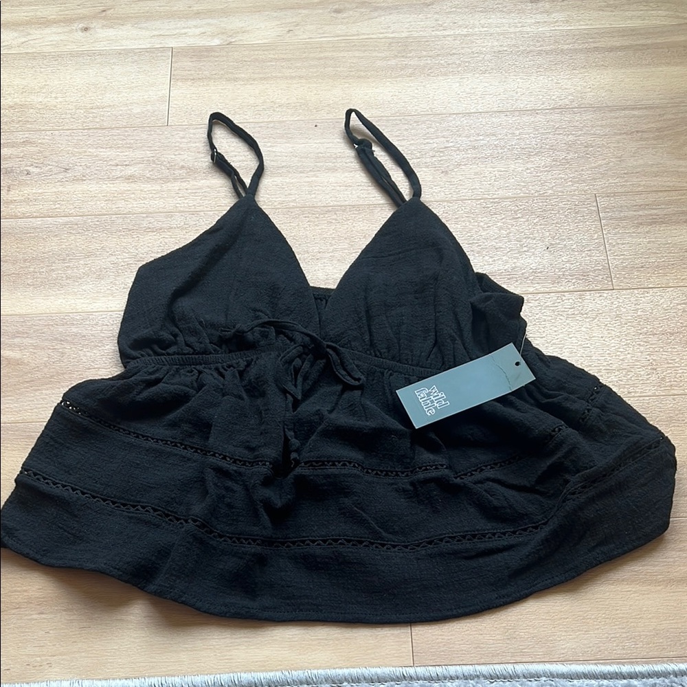 Wild Fable Black Camisole Top